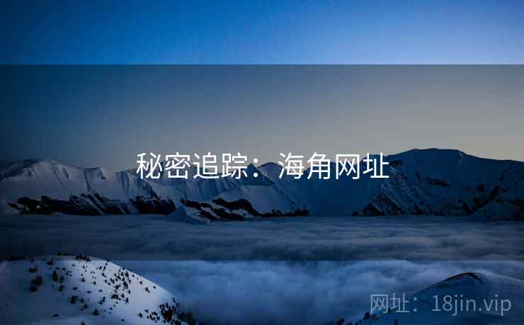 秘密追踪：海角网址