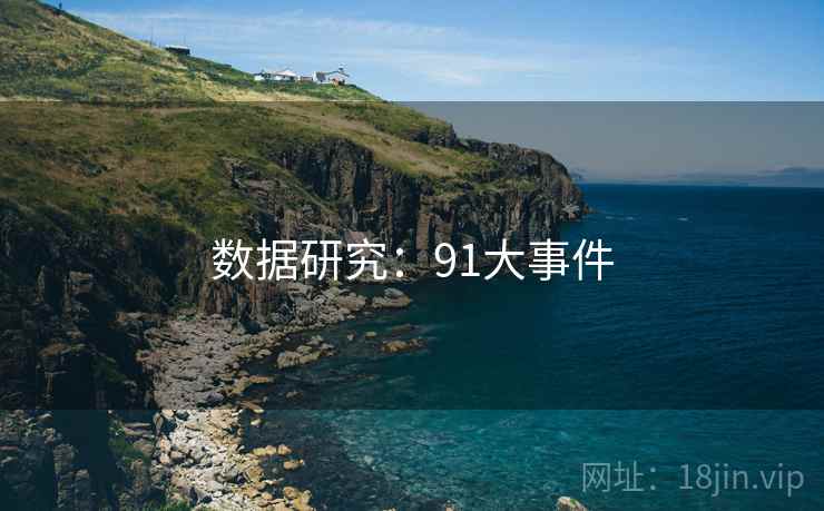 数据研究：91大事件