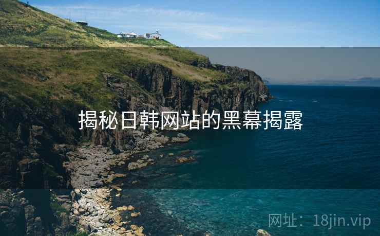 揭秘日韩网站的黑幕揭露 揭秘日韩网站的黑幕揭露