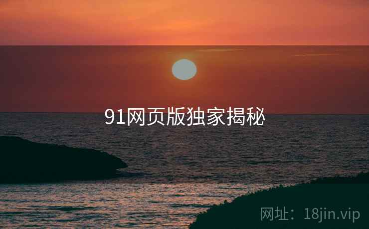 91网页版独家揭秘
